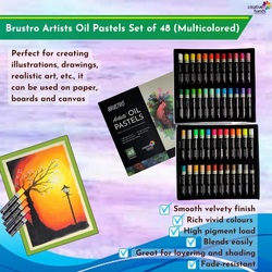 BRUSTRO Artist's OIL PASTELS 48 Shades